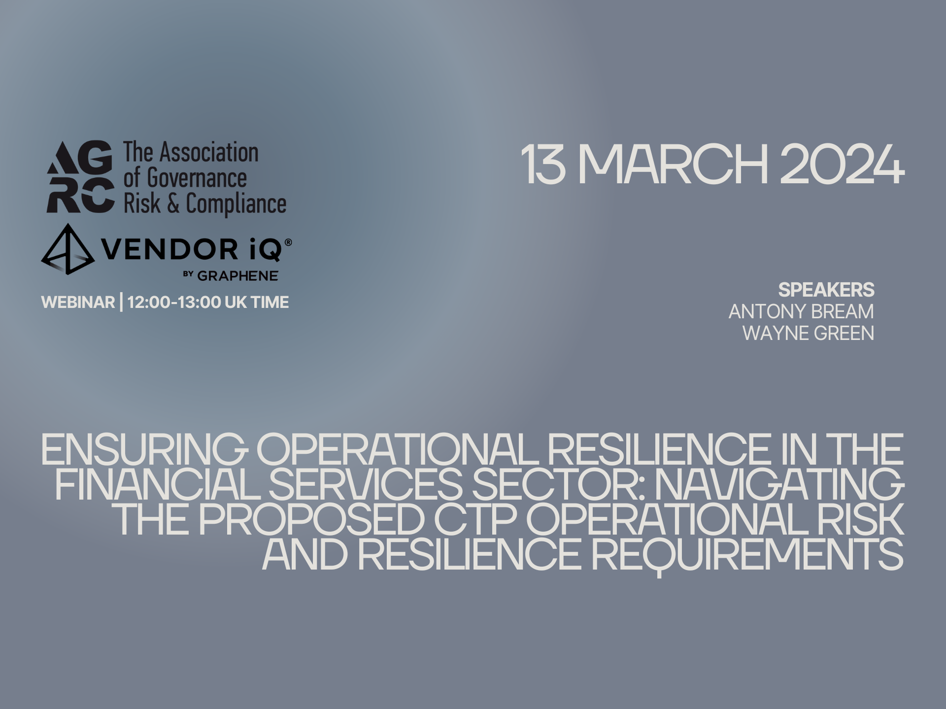 Ensuring Operational Resilience in the Financial Services Sector ...
